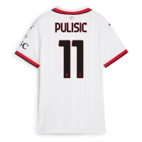 AC Milan Christian Pulisic #11 Vonkajší Ženy futbalový dres 2024-25 Krátky Rukáv